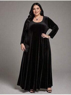 maxi dress organic cotton Isabella Black Strapless Maxi Dress